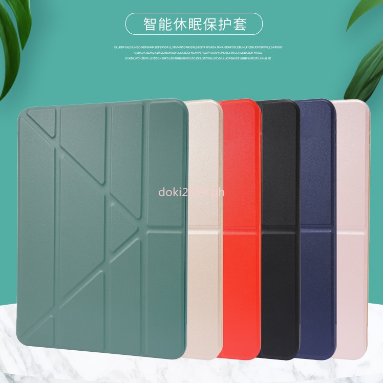 Casing Flip Lipat Pu Multiguna Untuk iPad Air0.9 2022 Air4 9th Pro 11 2021 2020 7th 10.2 9.7 2017 2018 5th 6th Gen Air 8.3