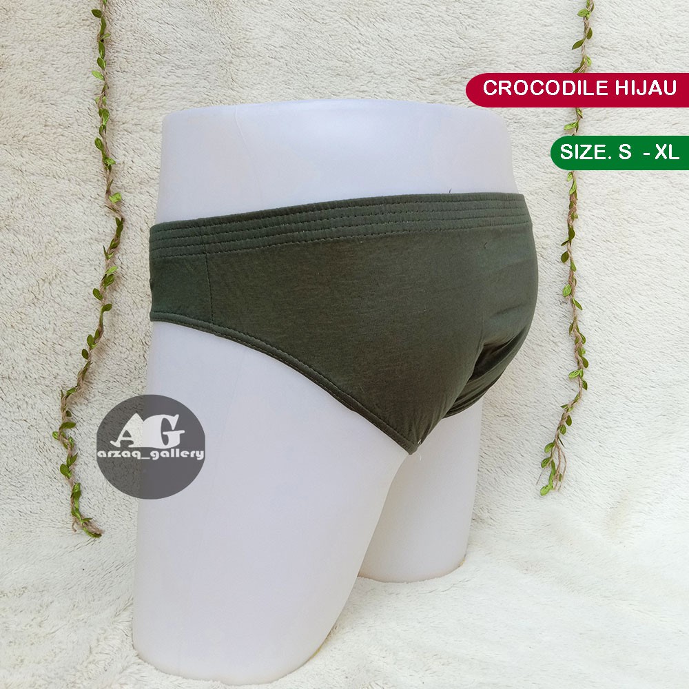 [ isi 3 pcs ] CD CROCODILE  HIJAU / Celana Dalam Pria / Celana Dalam Crocodile / Cd Pria / Celana Dalam / Crocodile