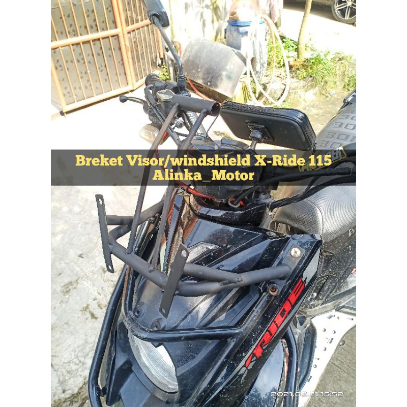Breket Visor Dudukan Visor Yamaha X Ride Xride 115 & 125