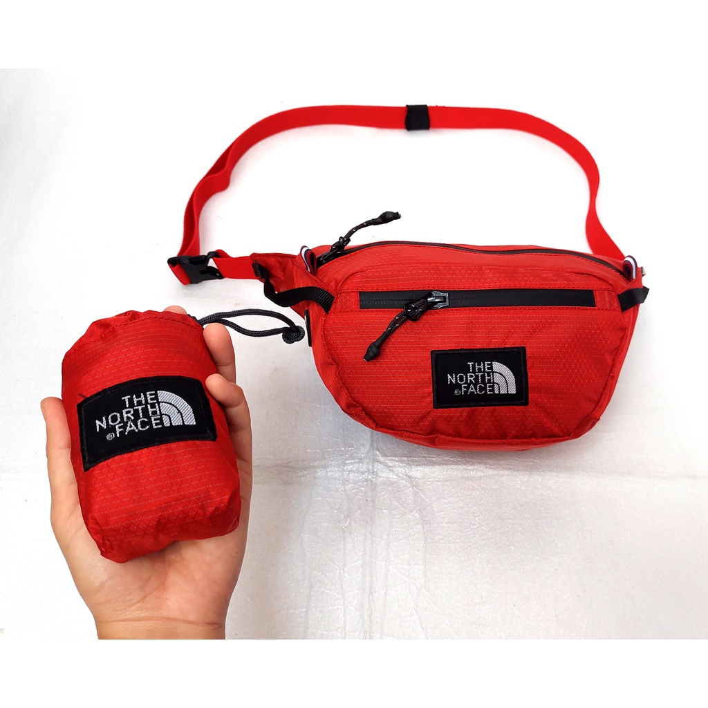 Tas Pinggang Lipat -  Foldable Waistbag TNF Lokal  - Waistbag Lipat - Tas Pinggang Ultralight