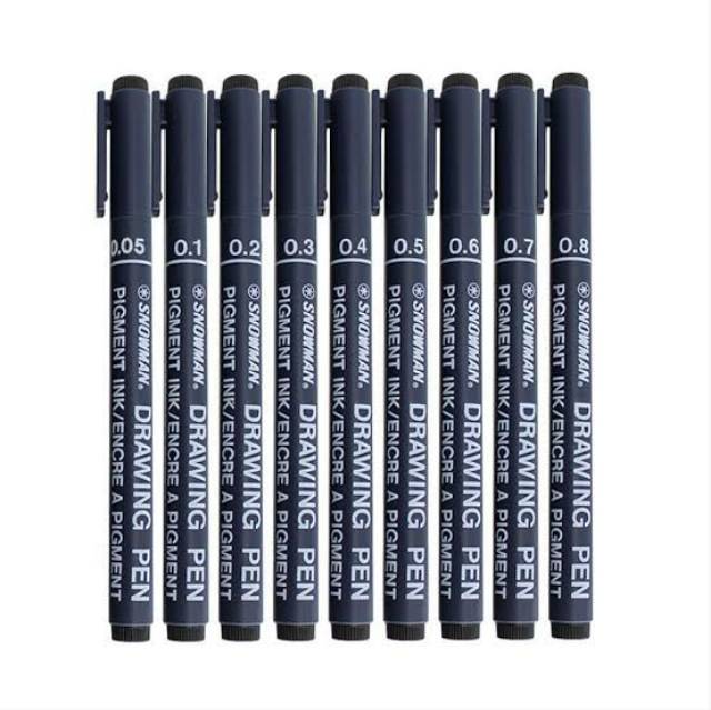 

Snowman Drawing pen Calligraphy 0.05 - 3.0/kaligrafi Pulpen/pena /alattulis