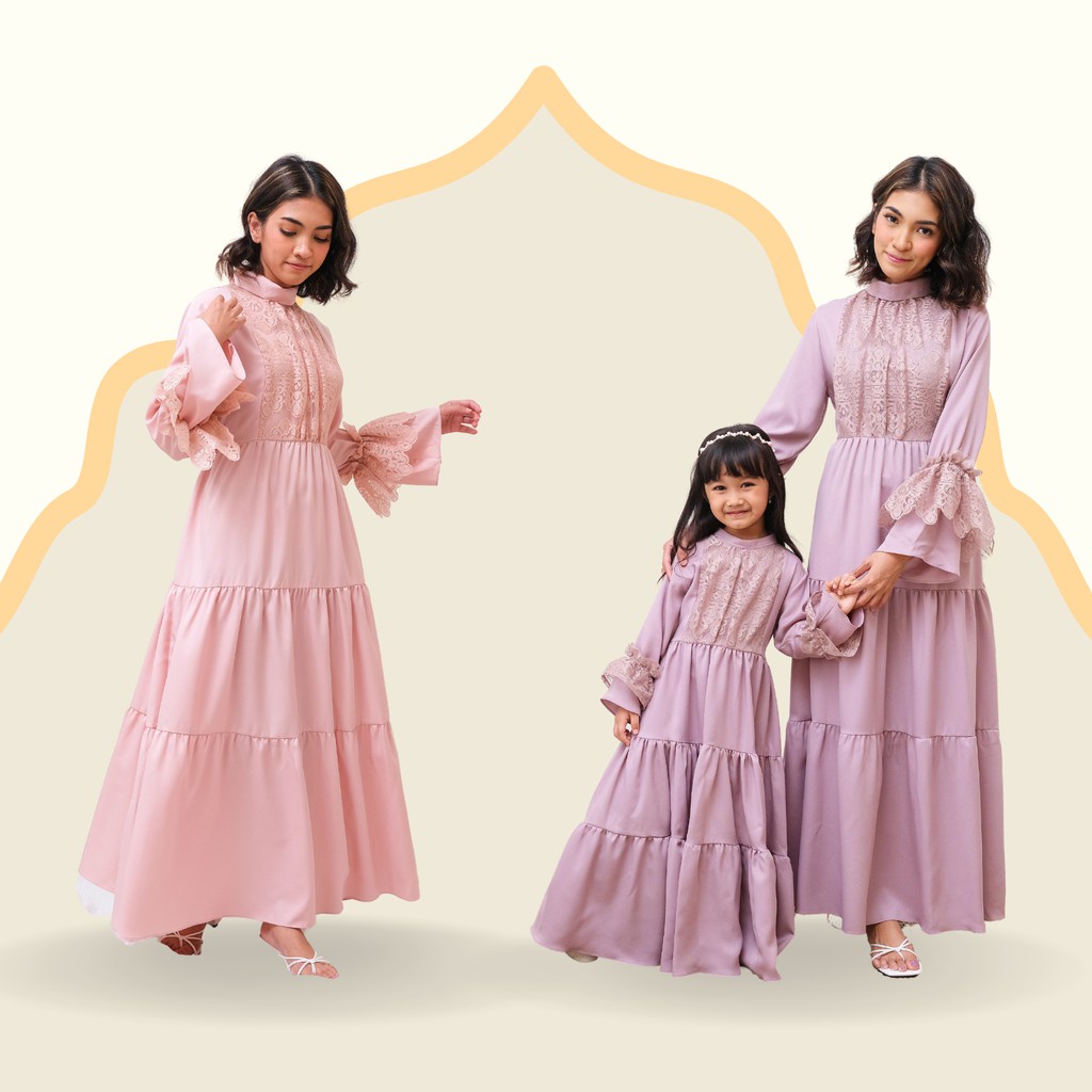 ZIEL KIDS - Raya - Ayana Dress / Dress Couple Anak dan Ibu
