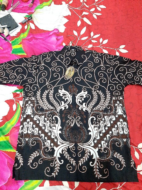 New Arrival Distro Batik Pria Bordir Sogan Hrb026 Batikaf Notoarto Batik Ipnu-ippnu