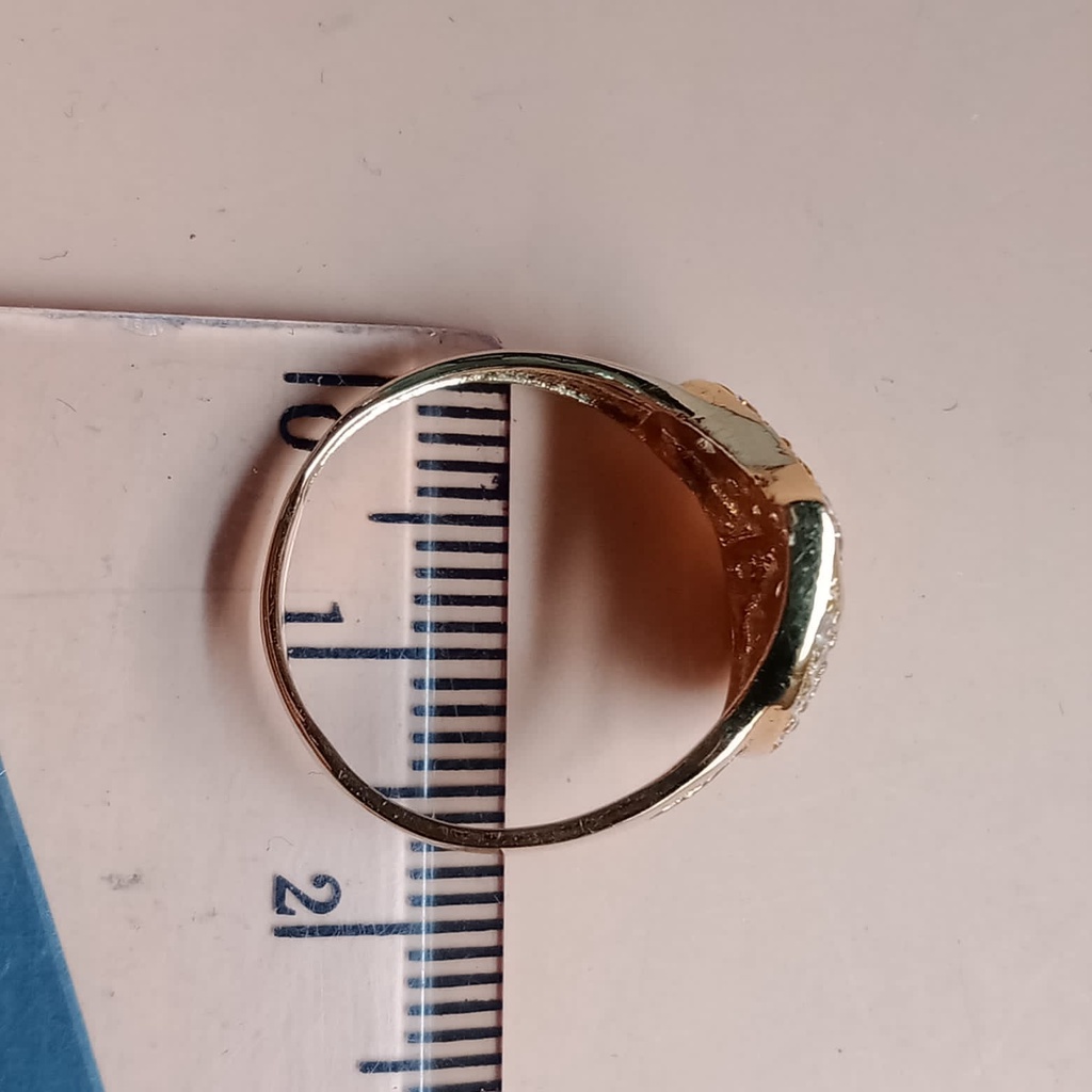 Cincin Emas 17K - 2.6 gr Kadar 750 - 22