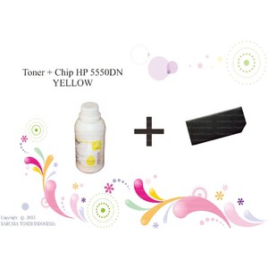 Toner + Chip HP 5550DN YELLOW