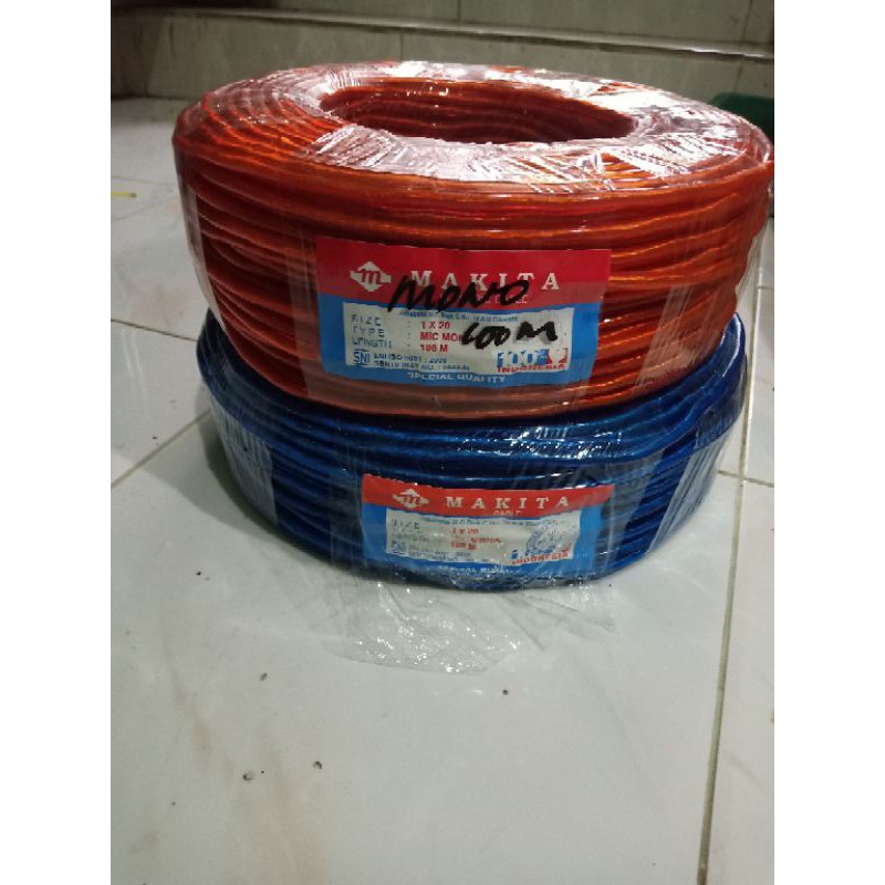 kabel mic makita mono meteran (Harga per meter)