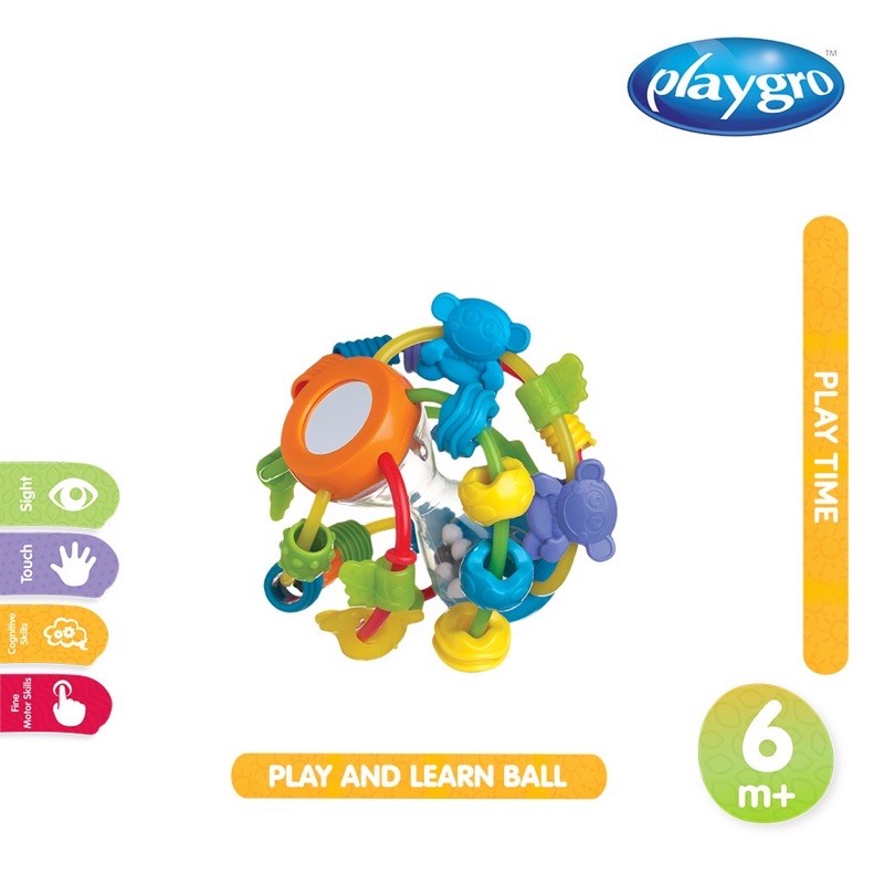 Playgro Play And Learn Ball - Mainan Bayi