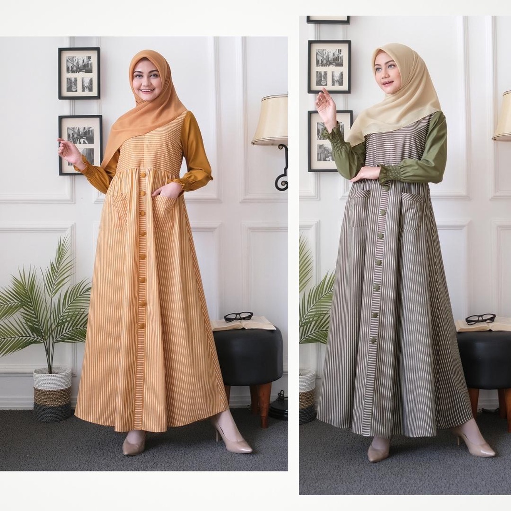 KUPNAD Gamis katun toyobo Salur - Karina Dress