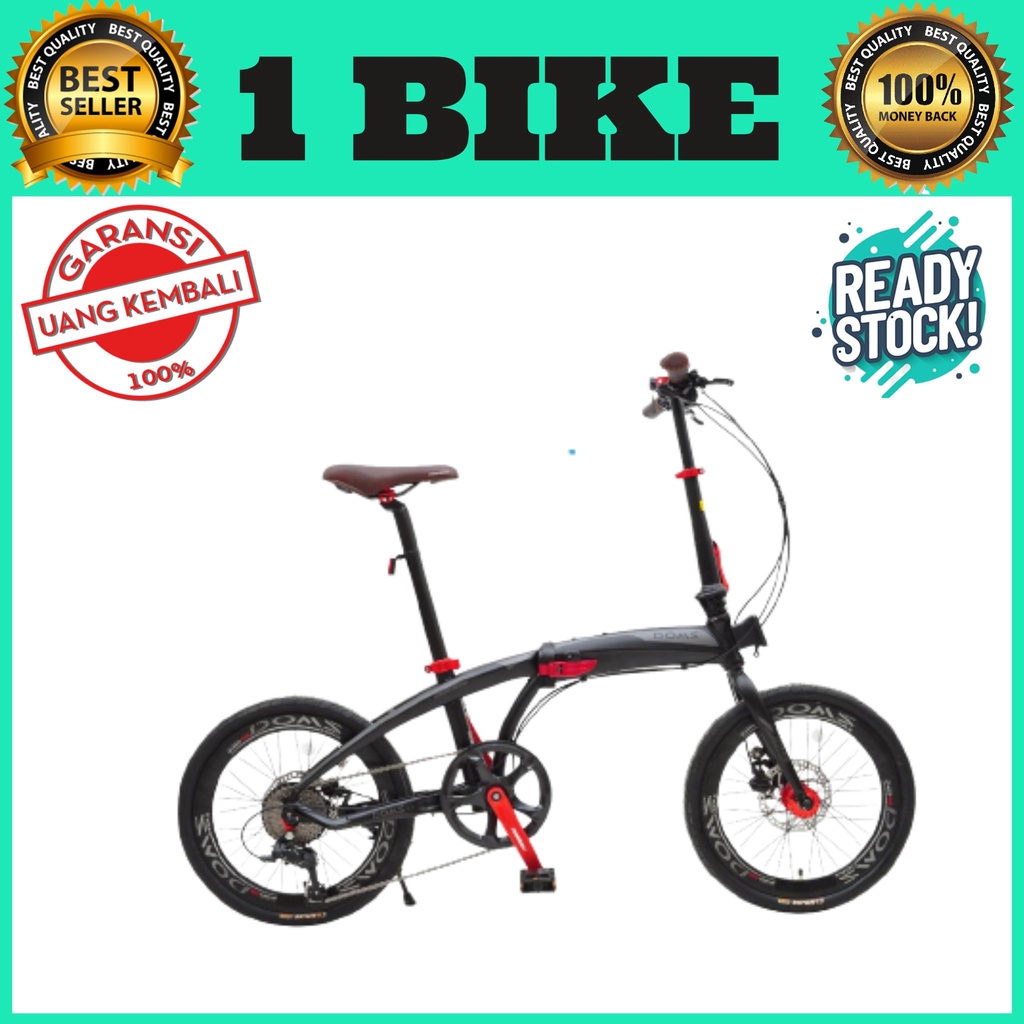 Sepeda Lipat  Folding Bike 20 Odessy Doms 9 Speed