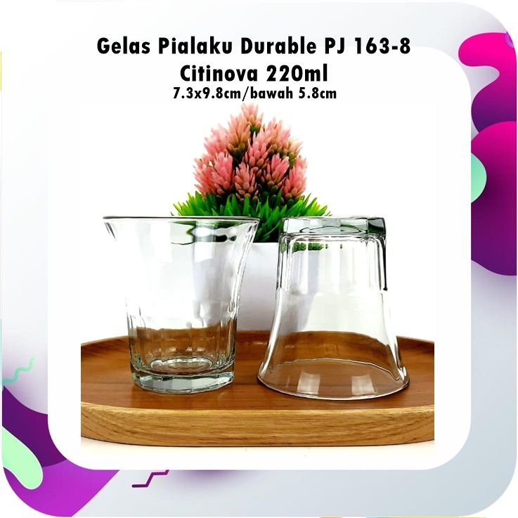 [1pcs] UTL044C Gelas Lowball/Gelas Kopi Dovia PJ 183-10 Citinova 290ml