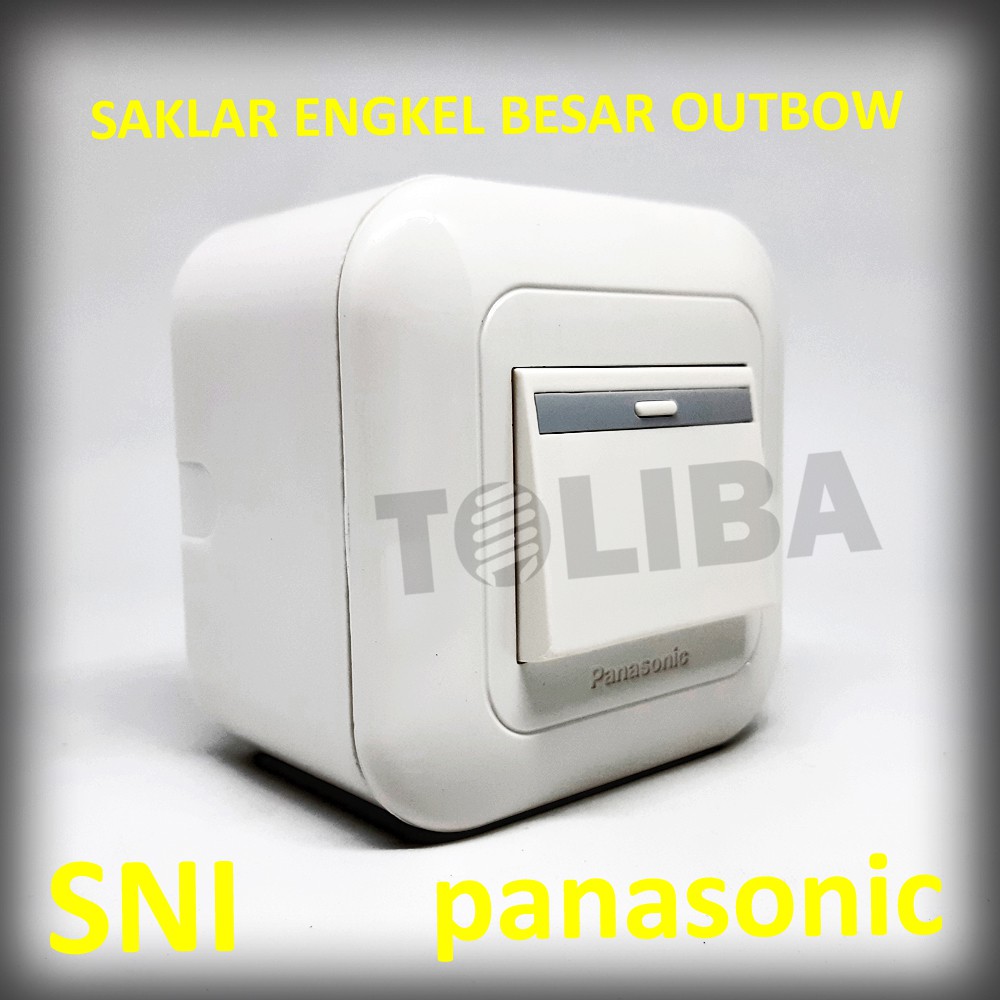 saklar engkel besar outbow ob panasonic / on off saklar tempel tembok / tombol saklar panasonic SNI