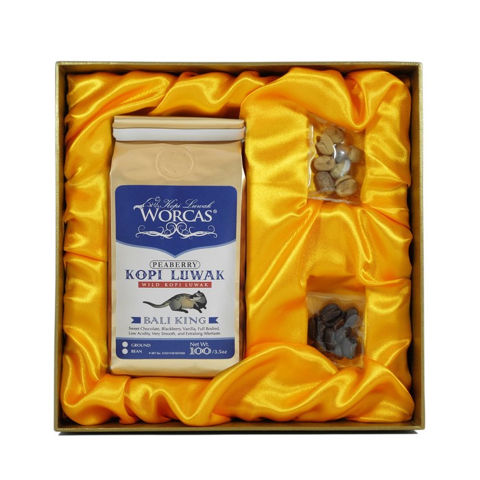 

Kopi Luwak Liar Peaberry Bali 100gr - Large Gift Box猫屎咖啡