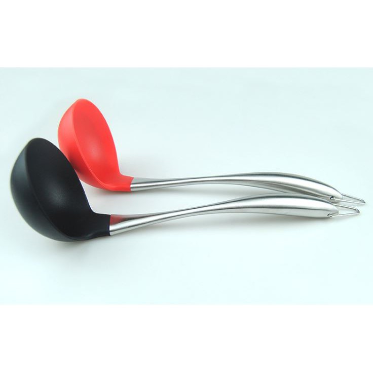 Soup Spoon Spatula Silicone Stainless Premium Sodet Sutil Food Grade