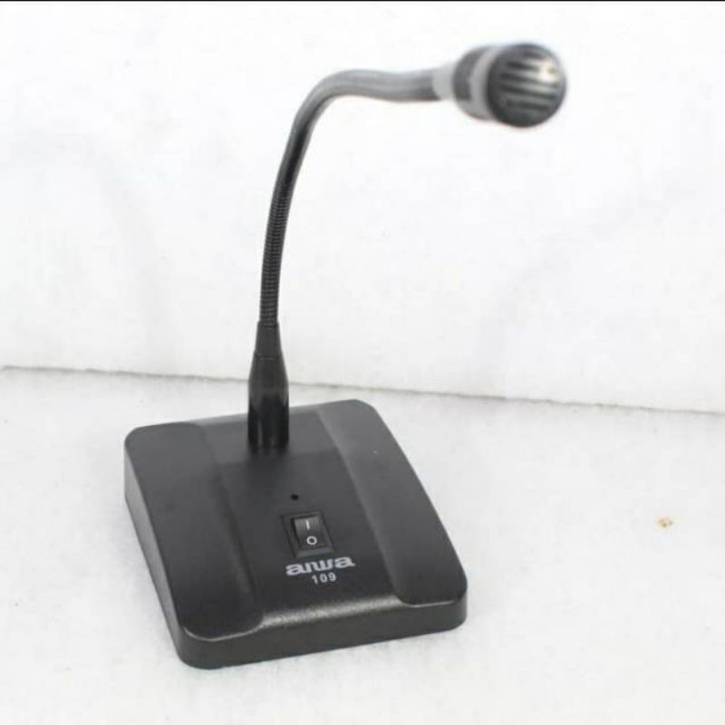 Mic Meja AW 109 AIWA / Mic Podium Condensor AW - 109 FLEKSIBEL / Professional Mic Meja AW109