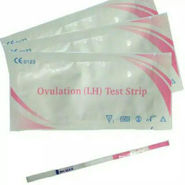 10 Tes Kesuburan/ovulasi + 1 tes kehamilan-Pink