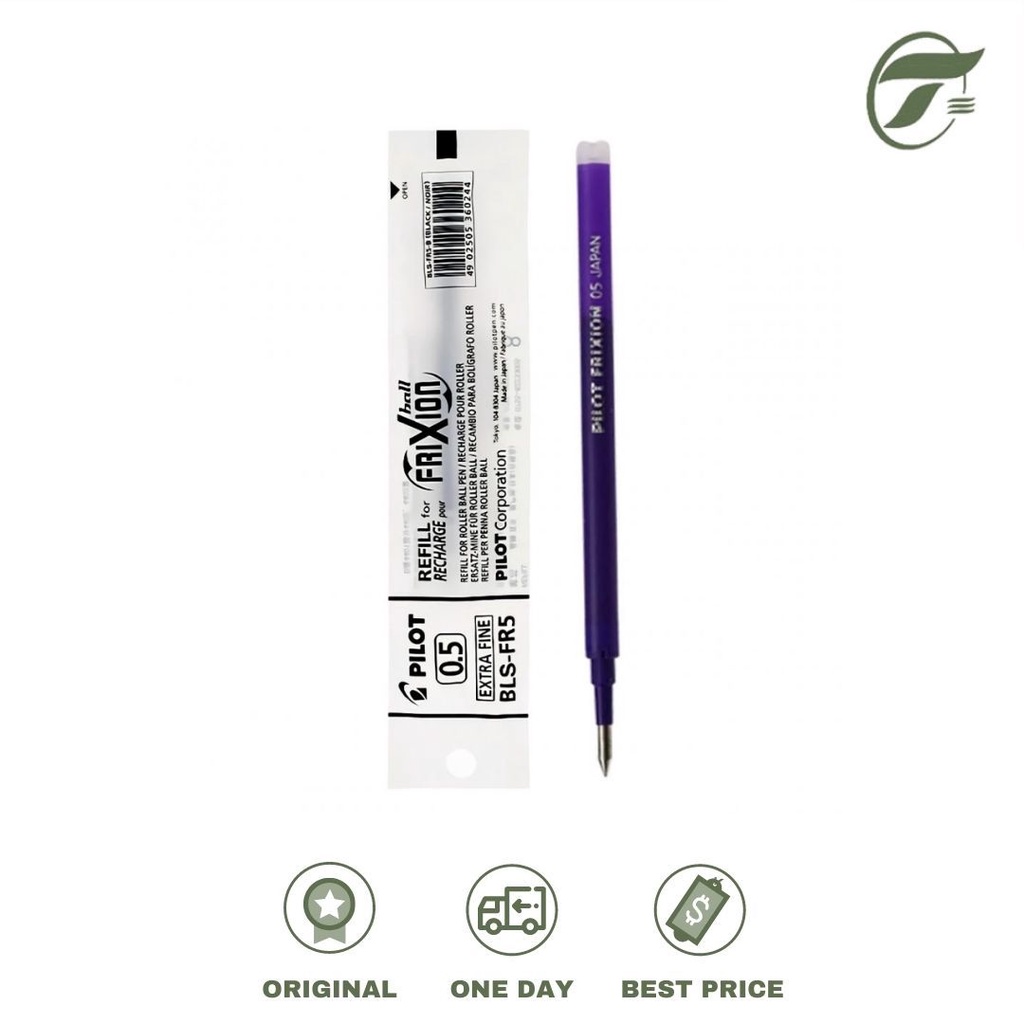 

REFILL PEN BLS-FR5 0.5MM ROLLER FRIXION PILOT (BLACK)