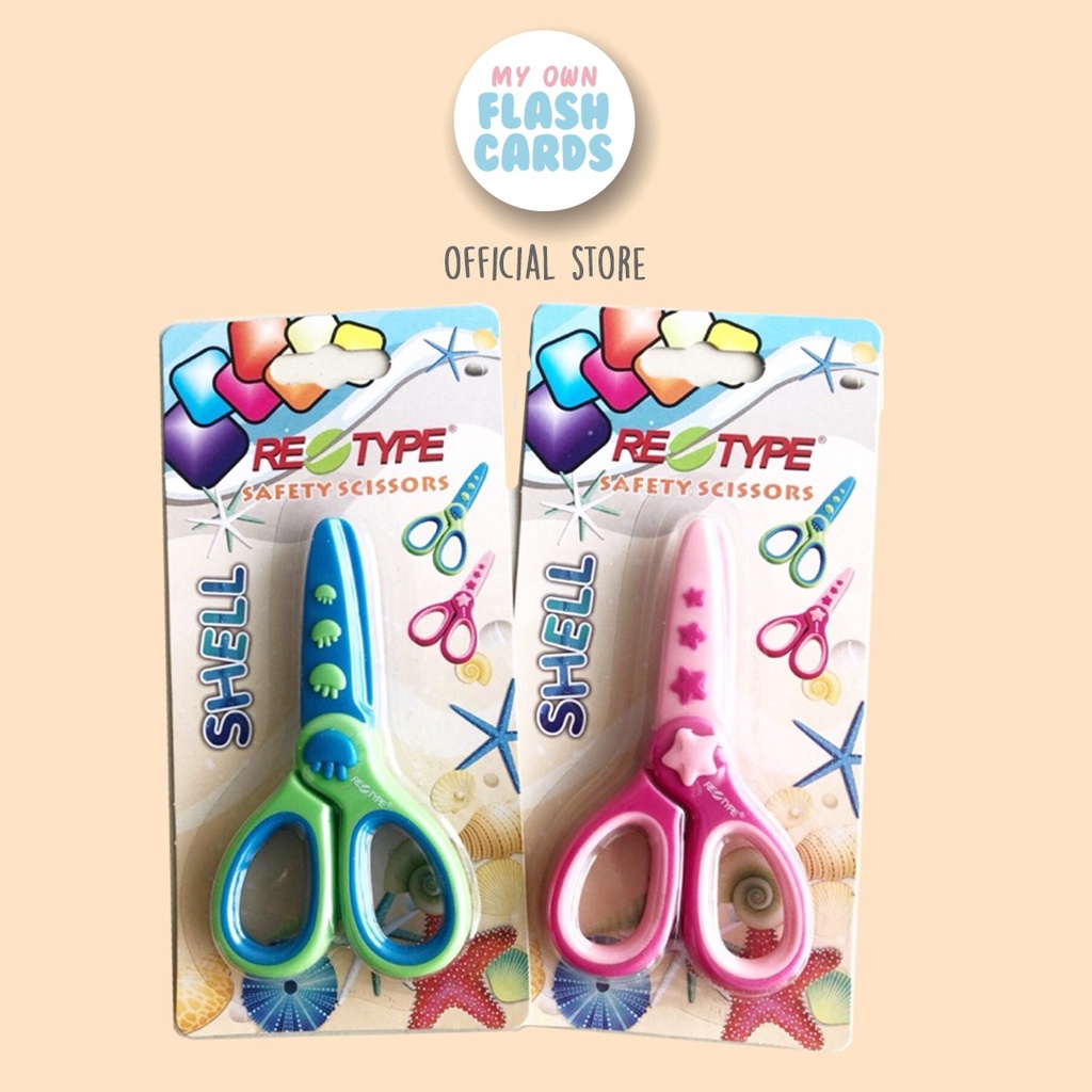 

Retype Safety Scissors Gunting Plastik Anak Prakarya Kertas Aman