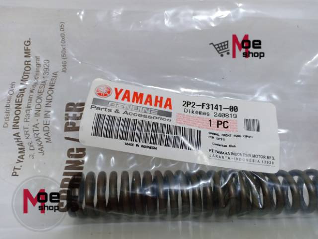 Per Shock Depan Vega R/Jupiter Z N  Asli Original Yamaha 2P2-F3141-00 Spring Front Fork Ori Orisinil