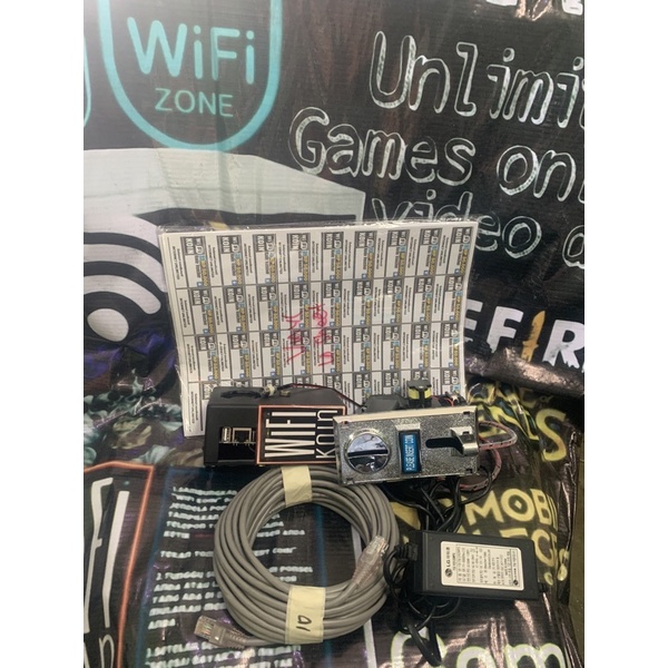 mesin wifi koin tanpa box dan ap