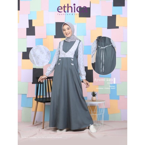 GAMIS AYUMI 249 NAVY, GREY