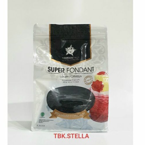 

SUPER FONDANT BLACK BERRIES HITAM TIGERSON 1 KG