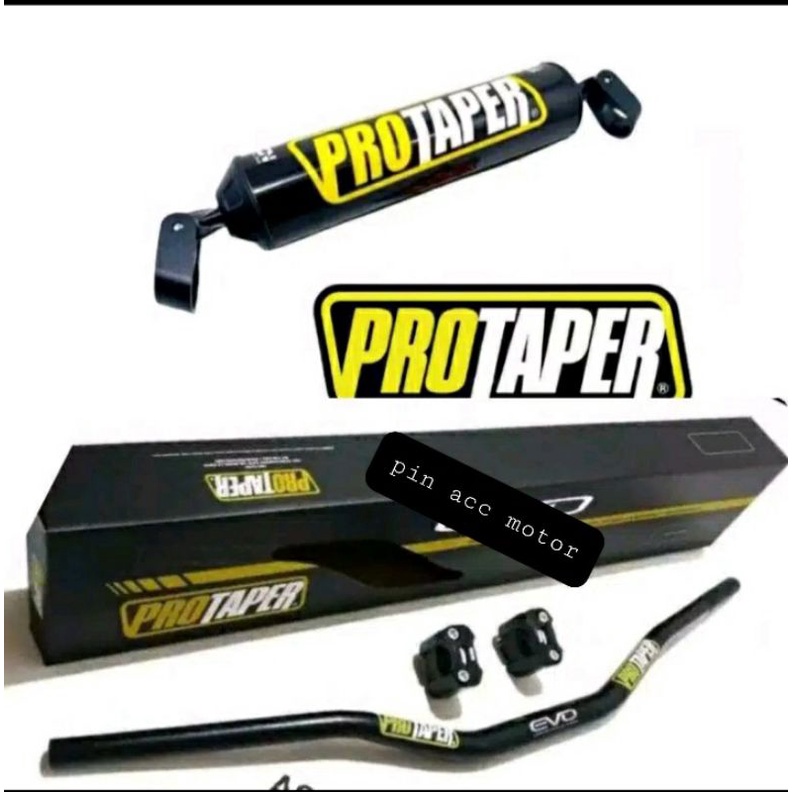 Stang Fatbar Protaper Evo Low plus raisel dan busa fuzion protaper klx crf dtraker wr vixion cbr cb