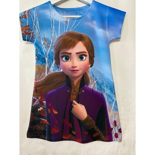 Dress Frozen Anna  Dress Elsa Dress Anna  Dress Anak  Dress 