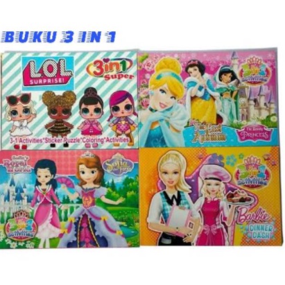 

buku bergambar, Menempel, dan Teka Teki Jalan