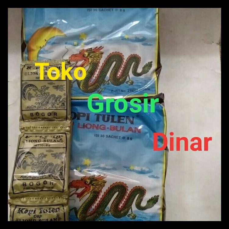 

Kopi Liong Bulan Hitam Tanpa Gula, 1Pack Isi 30 Sachet Stok Terbatas