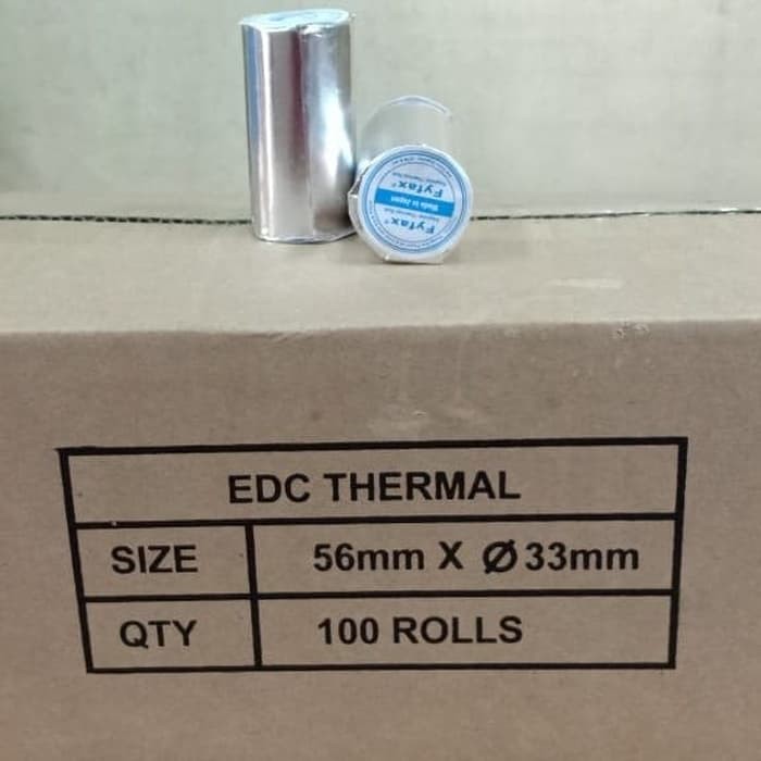 

thermal paper 56*33 merk fy fax unt mesun edc