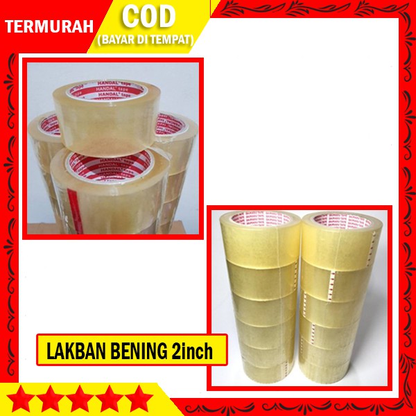 

lakban bening besar / lakban ukuran 2 inch / selotip besar - Cokelat
