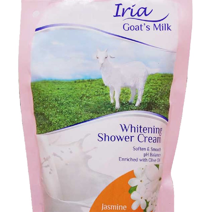 Za2012 Iria Goat'S Milk Shower Cream Refill Jasmine - 250Ml r0F