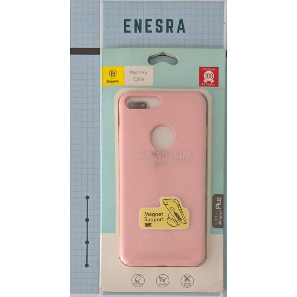 Case iPhone 7+ Mystery Case BASEUS - Pink