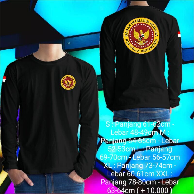 kaos t-shirt BADAN INTELIJEN NEGARA
