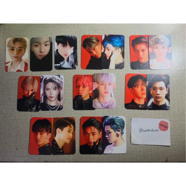[Sharing Goods] SUPERM Tour Photocard set random baekhyun taeyong kai