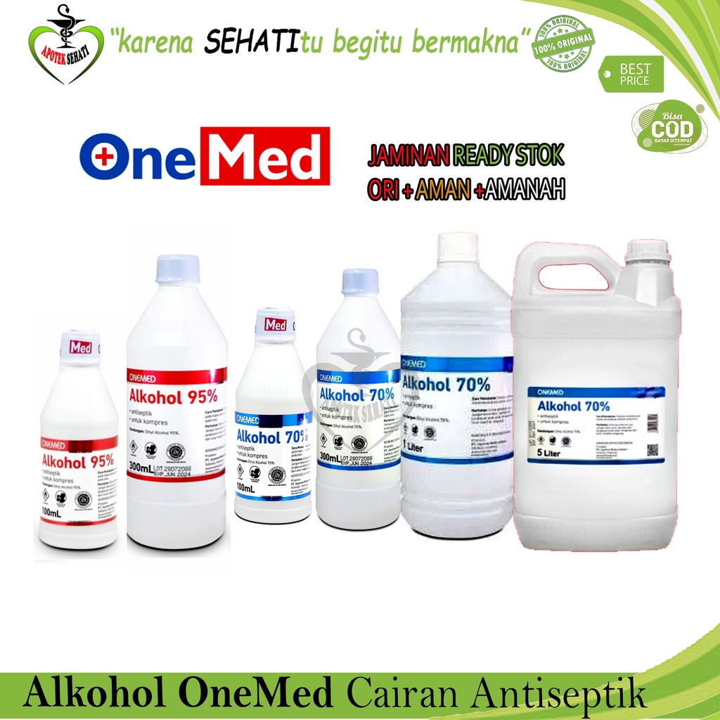 Onemed Alkohol Antiseptik Disinfektan Pembersih Luka