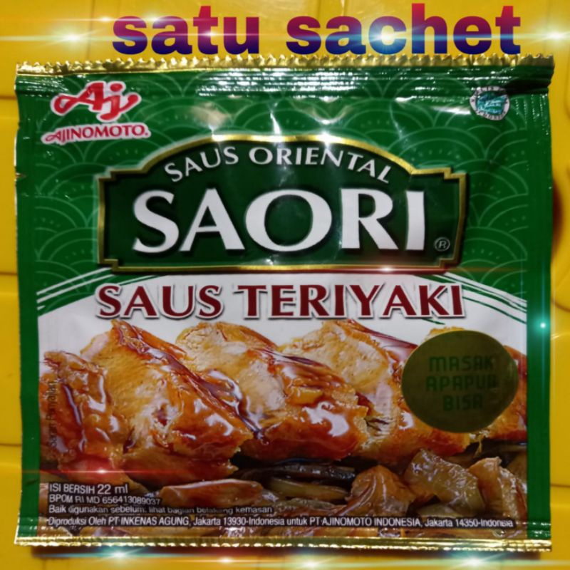 

saori saus teriyaki sachet