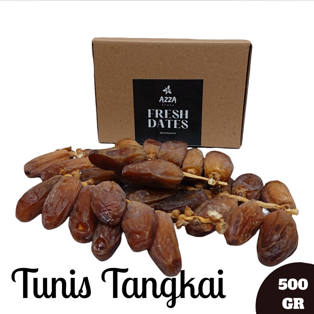 [500Gr] Kurma Tunisia Tangkai 500 Gram