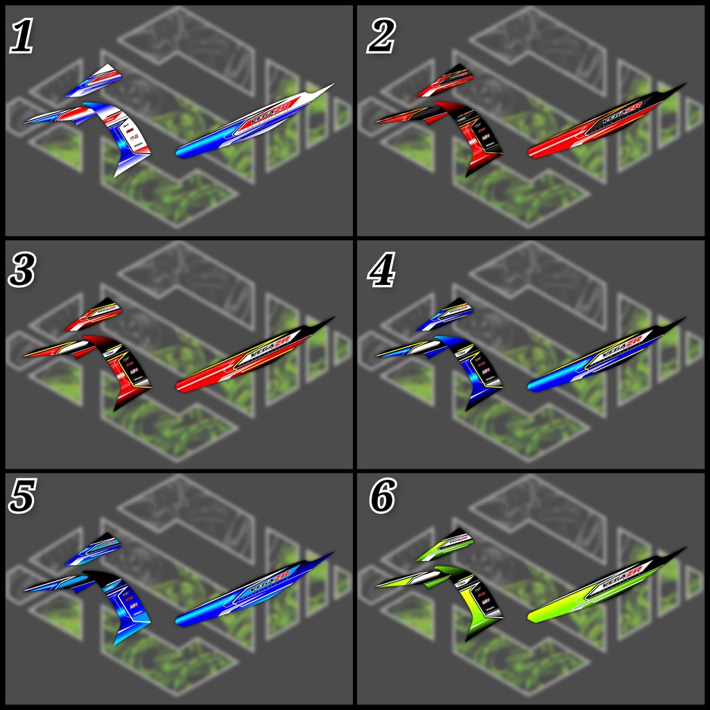 Stiker Motor Striping Variasi Yamaha Vega ZR / Stiker Variasi Vega ZR / Striping Variasi Vega ZR