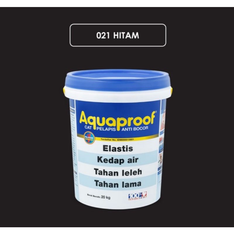 AQUAPROOF aquaproof cat waterproofing pelapis anti bocor 1kg (Hitam)