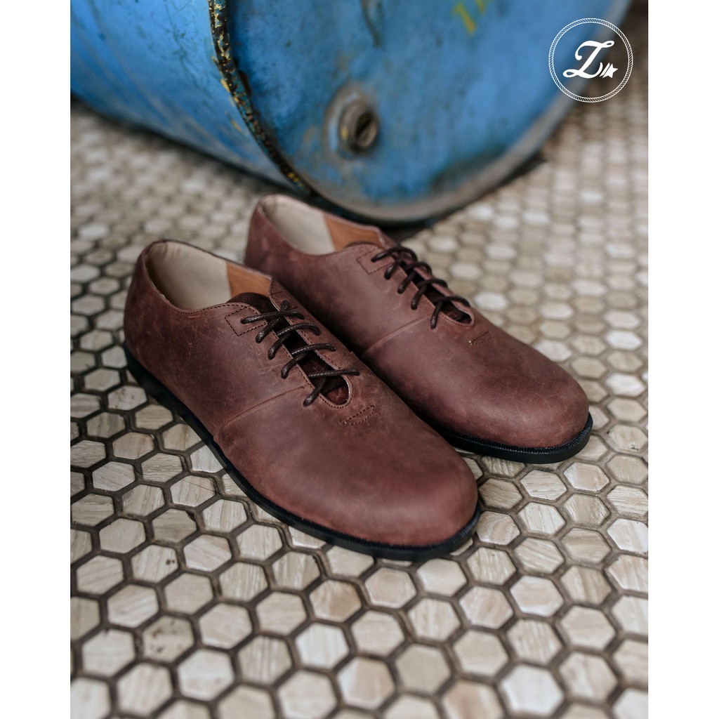 Zapato Footwear Arman Brown - Sepatu Pria Casual Kulit Asli Original