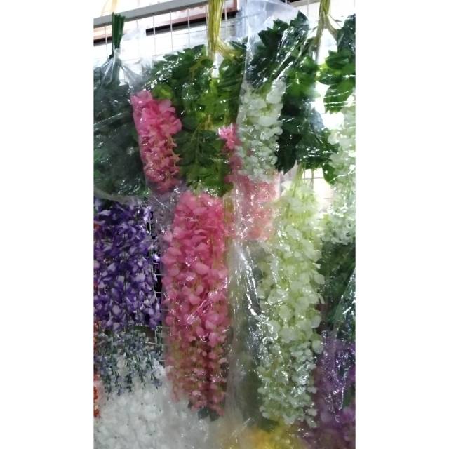 Wisteria Bunga juntai dekorasi 1lsn Shopee Indonesia