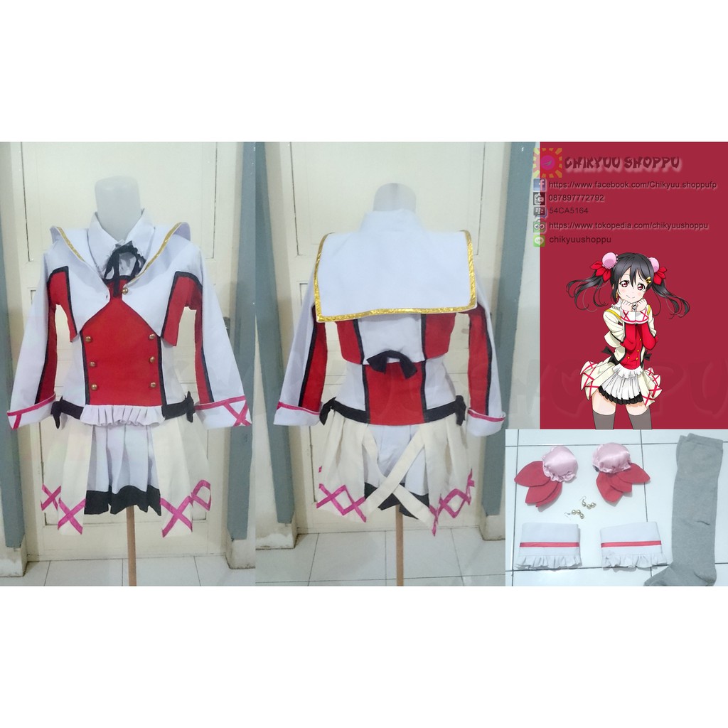 Costume Kostum Cosplay Anime Love live Nico Yazawa - sore wa bokutachi