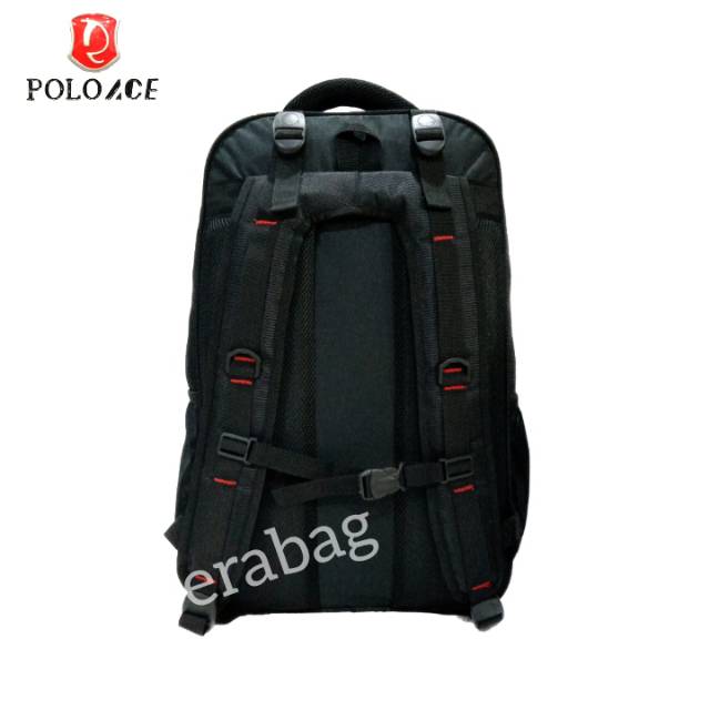 TAS RANSEL LAPTOP POLO ACE JUMBO 20 IN BACKPACK 9088 HITAM