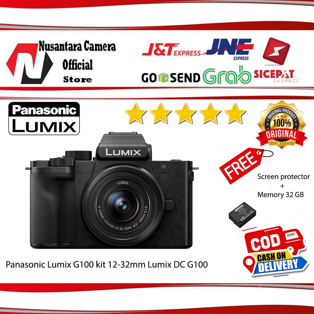 Panasonic Lumix G100 kit 12-32mm Lumix DC G100 Vloging Camera