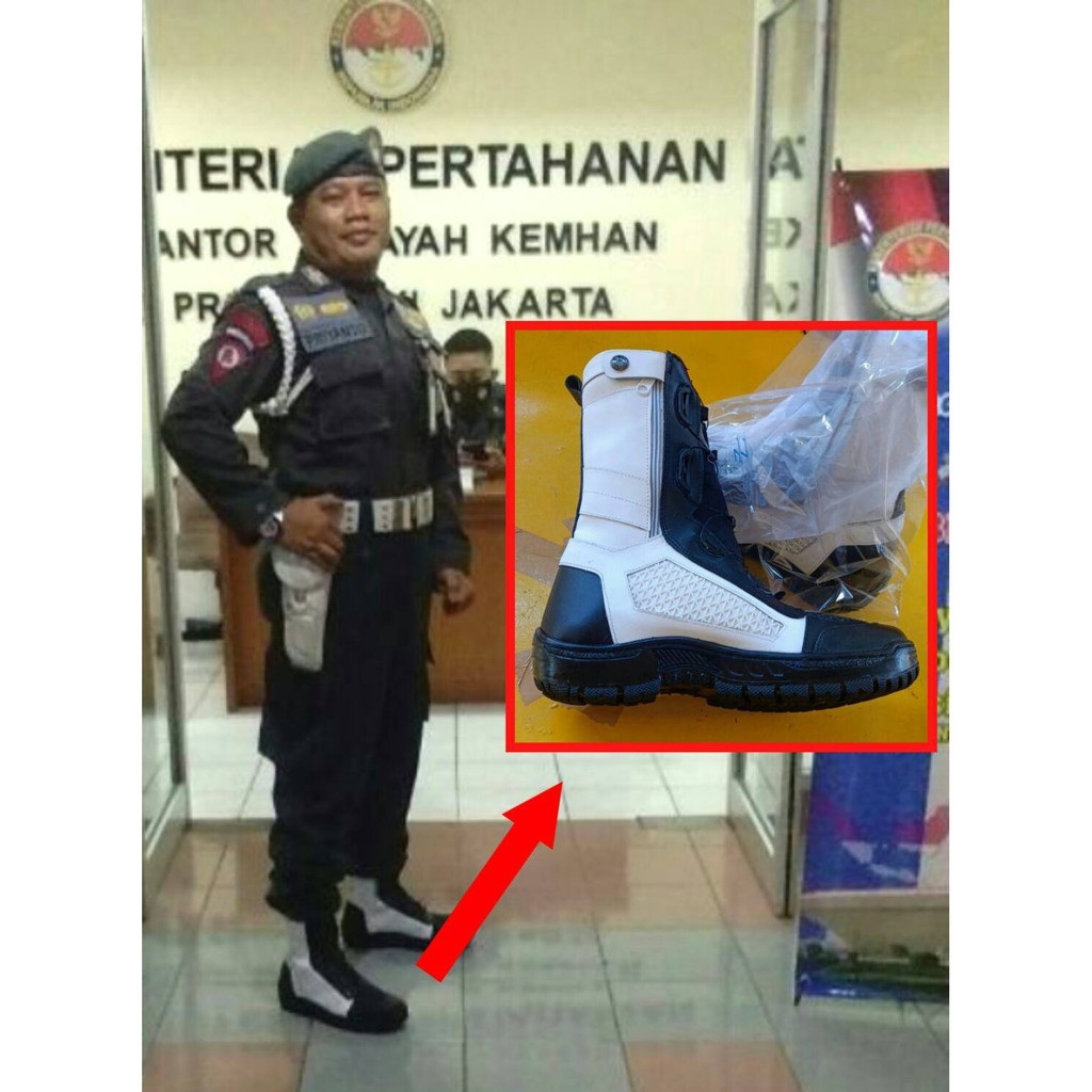 sepatu pdl  tali putar provost tni sepatu pdl pm