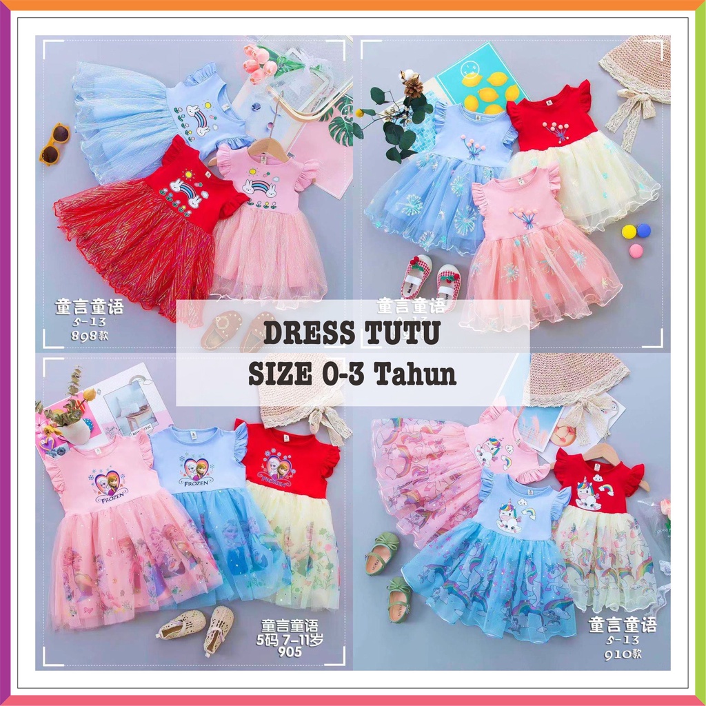 ❤ FashionBabies ❤ DRESS IMPORT KOREA BABY / DRESS TUTU IMPORT / ROK TUTU BAYI PEREMPUAN