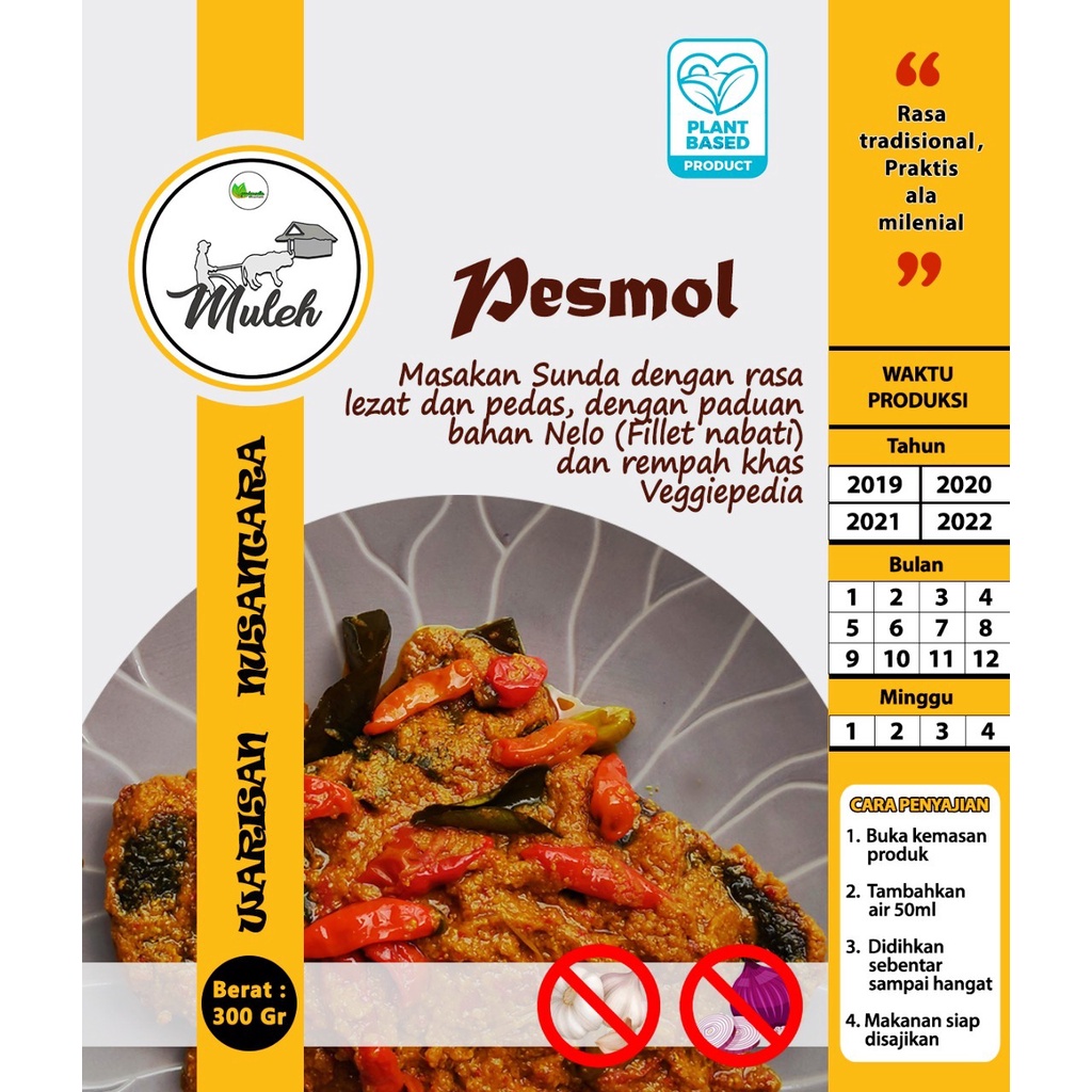 

Pesmol Vegan 400gr