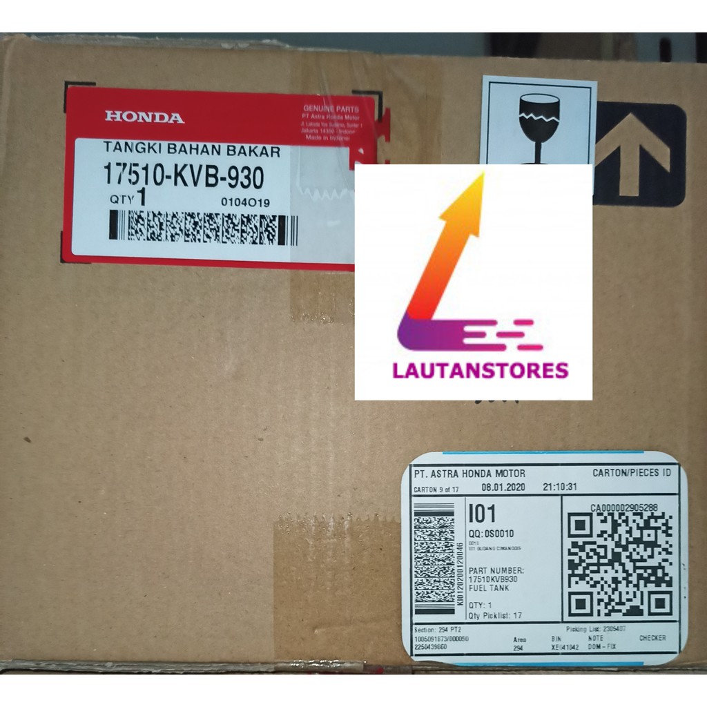 17510-KVB-930 Tangki Bensin Vario 110 Lama - Vario 110 Techno Karbu