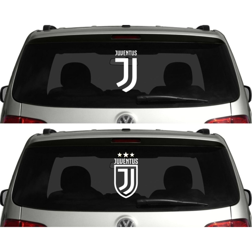 Stiker Mobil Cutting Sticker Mobil Logo Baru Juventus Shopee